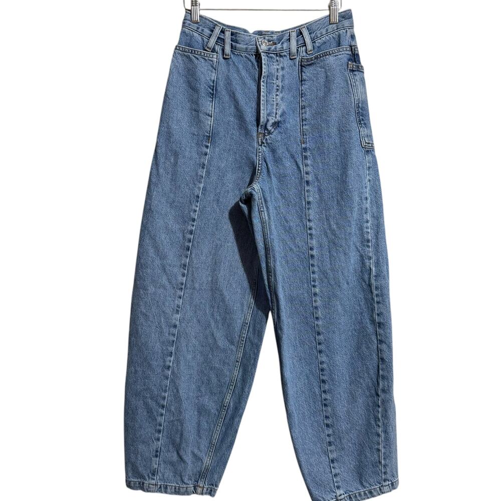 TOPSHOP IDOL Oversized Ovoid High Waist Jeans - Waist 25